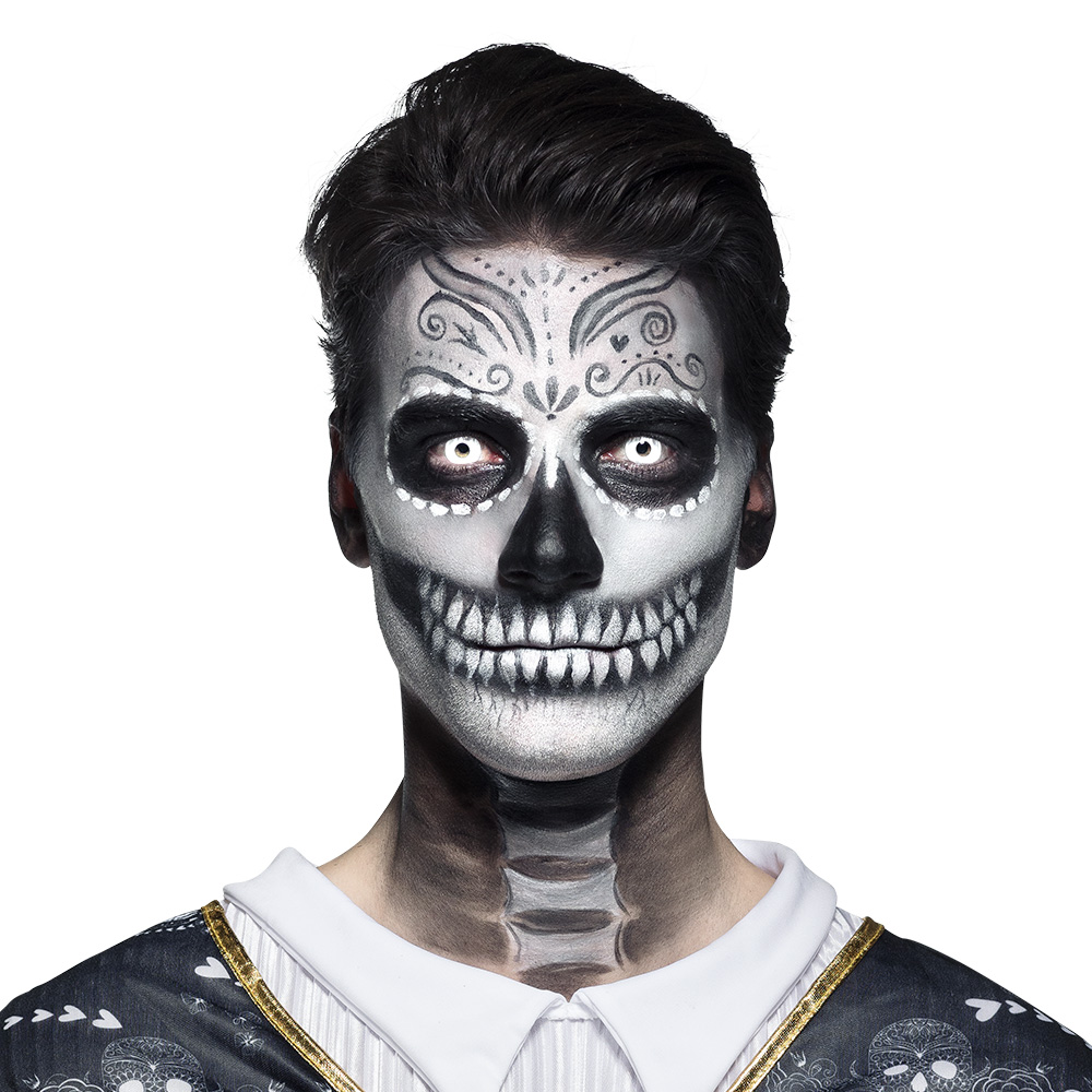 Paar maandlenzen UV flash wit