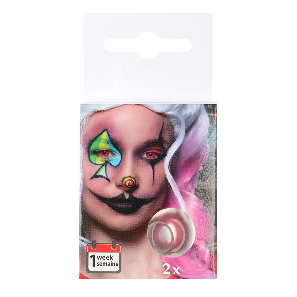 Paar weeklenzen Crazy clown