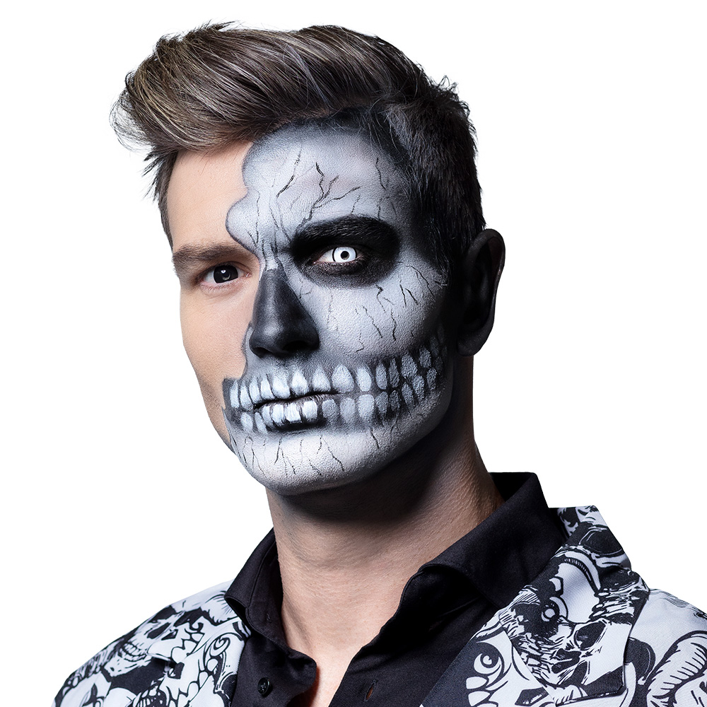 Paar 3-maands duolenzen Skullface