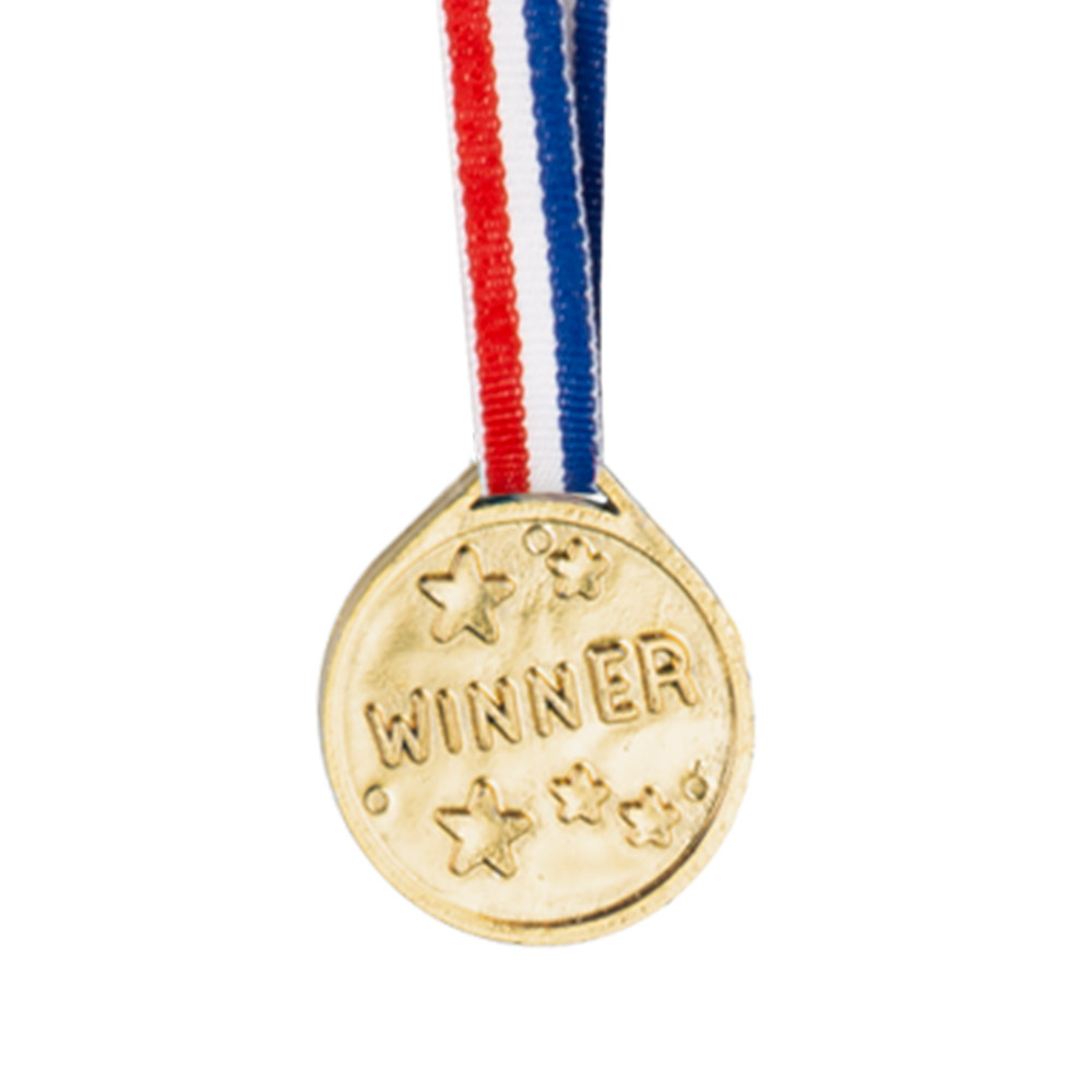 Set 6 Medailles 'Winner' (Ø 3.5 cm)