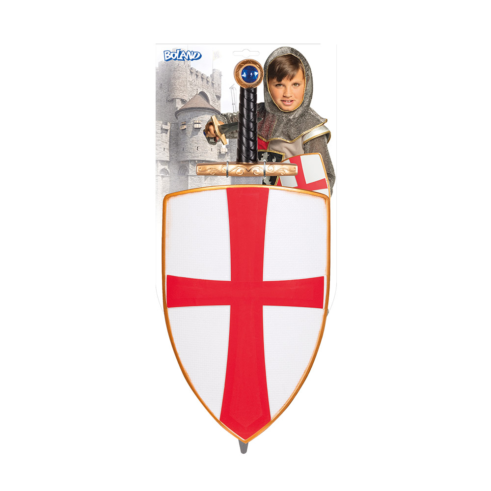 Kinderset Kruisvaarder (zwaard en schild)