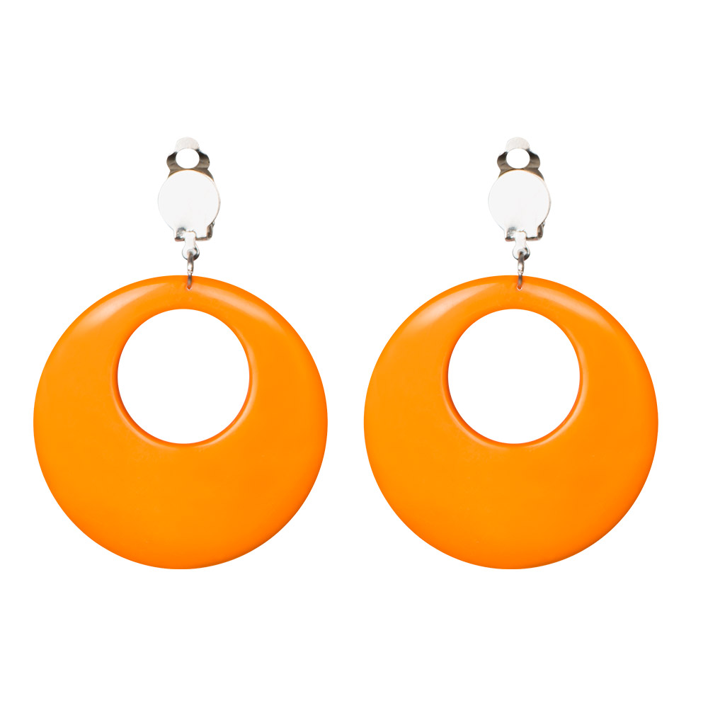 Paar oorbellen Hippie 4 kleuren ass.