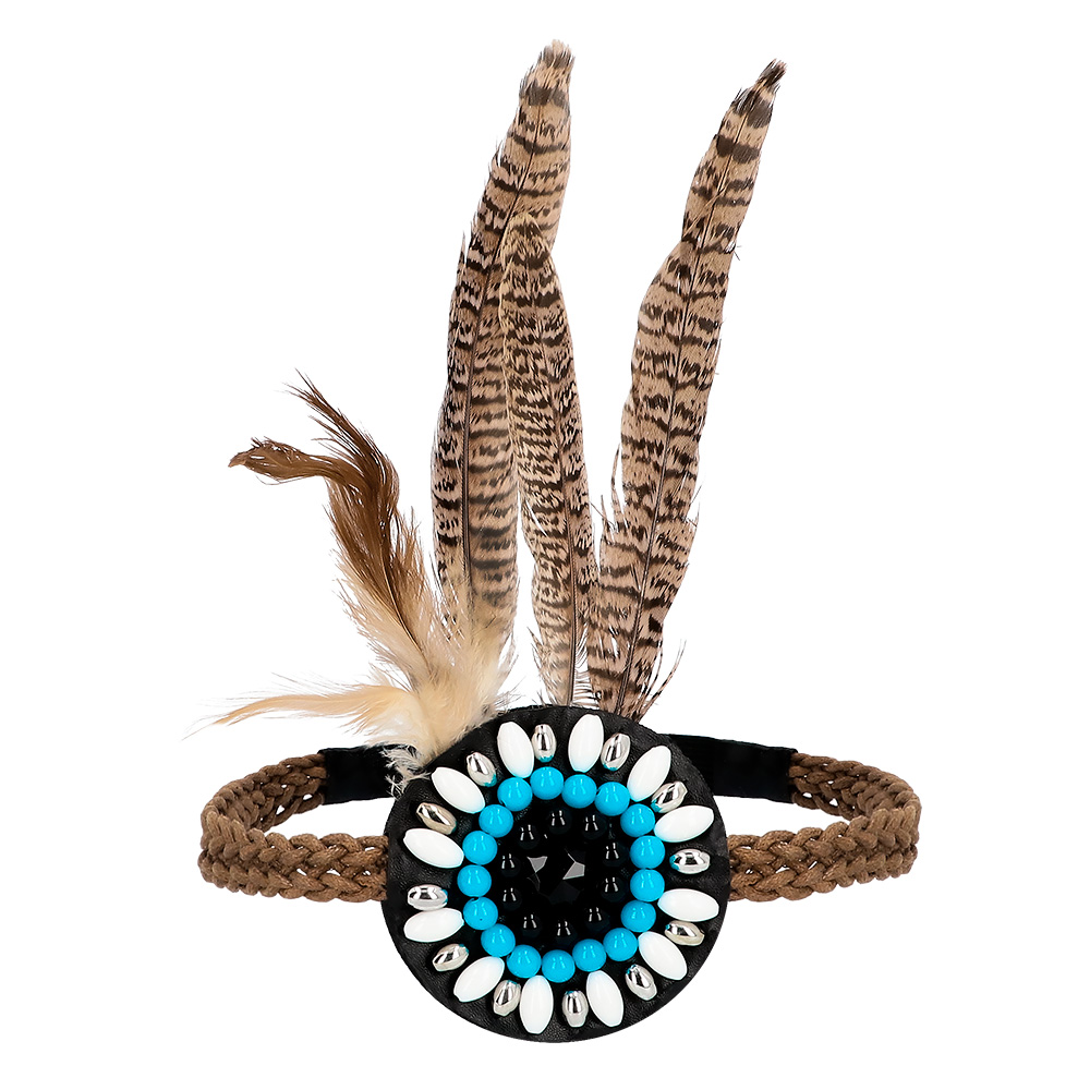 Set Hippie delight (hoofdband, oorbel en armband)