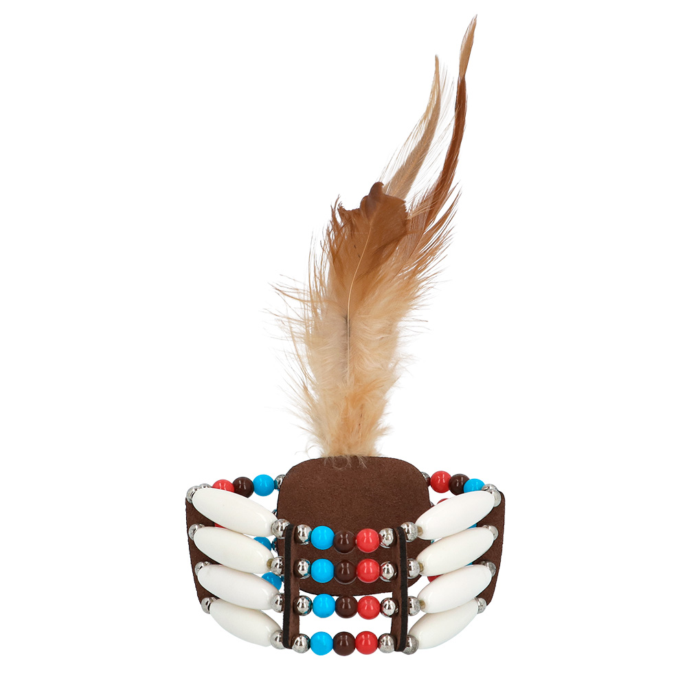 Set Hippie delight (hoofdband, oorbel en armband)