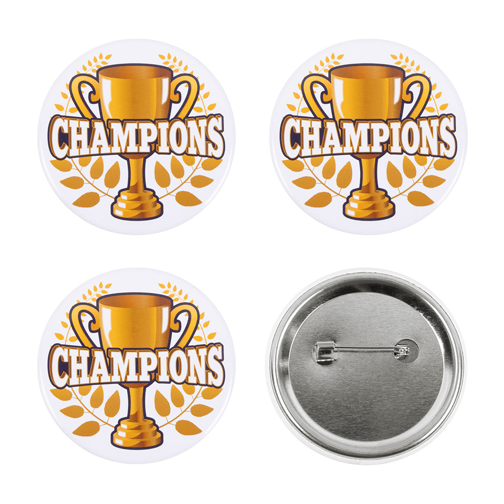 Set 4 Buttons 'Champions' (Ø 5,5 cm)