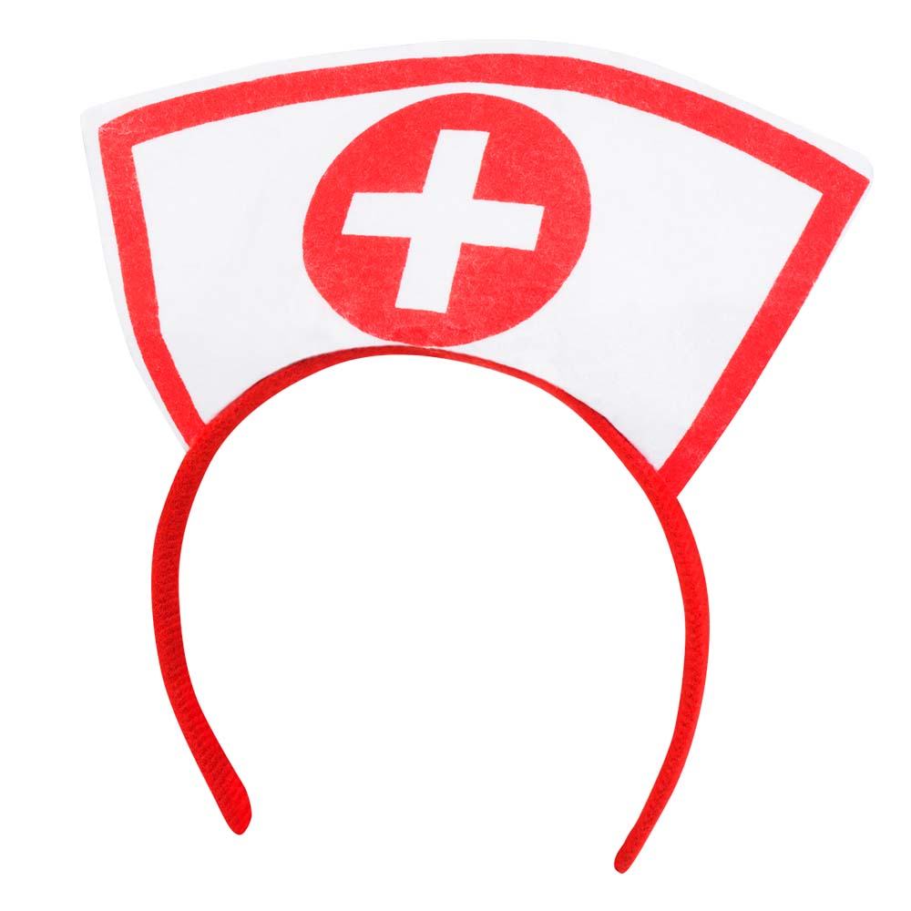Set Verpleegster (tiara, stethoscoop en kouseband met spuitje/pen)