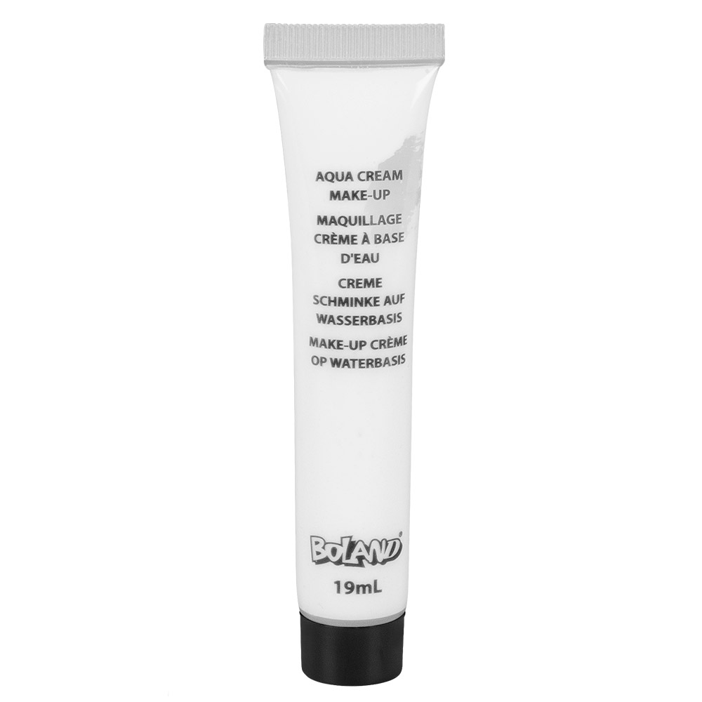 Tube schmink op waterbasis wit (19 ml)