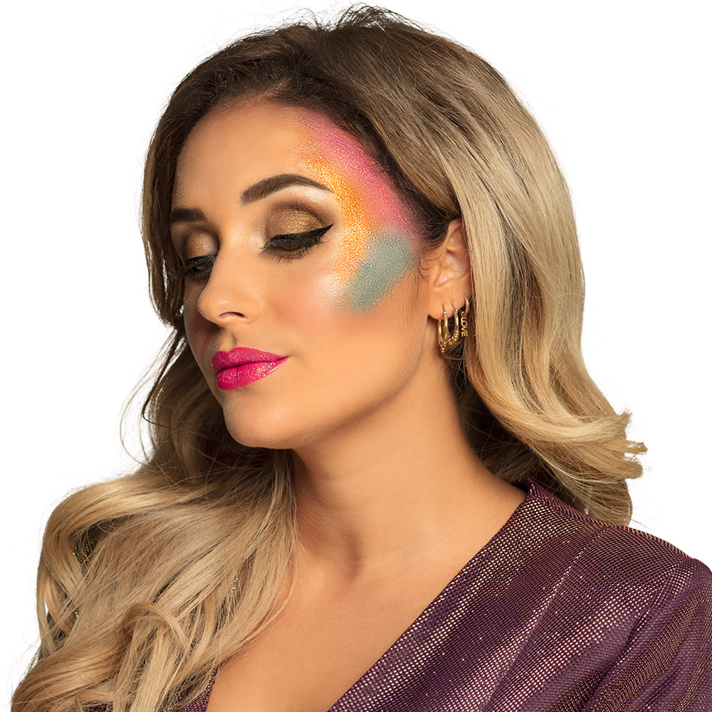 Schmink kit Glittergel (glittergel, kwastje)