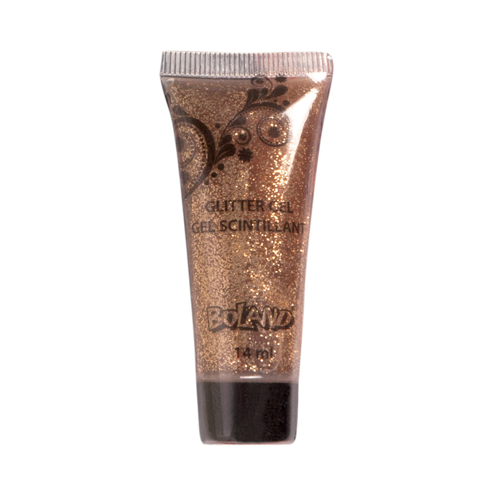 Tube glittergel goud (14 ml)