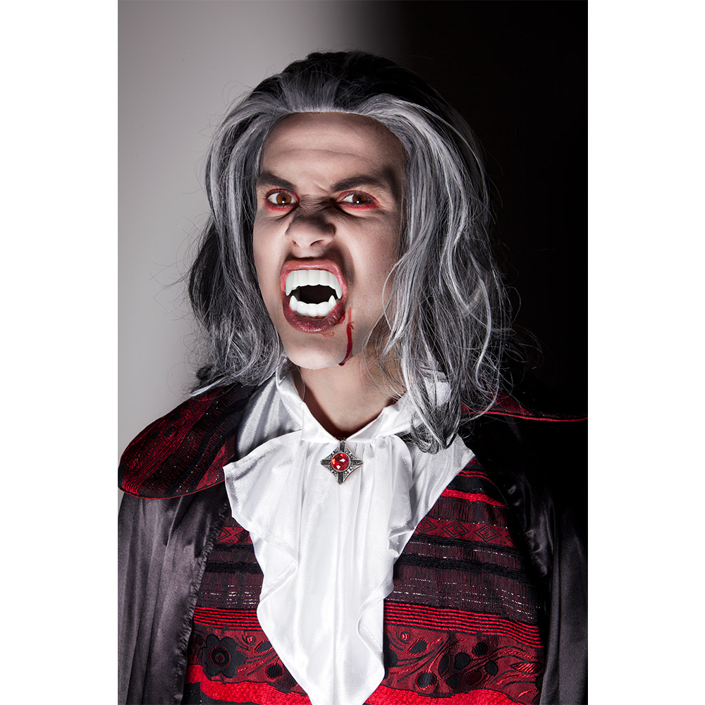 Set Vampier (tanden en nepbloed 11 ml)