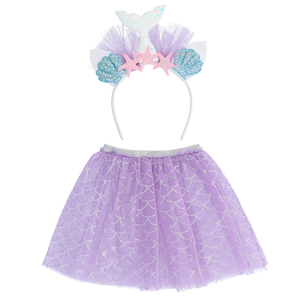Set Mermaid stars (diadeem en tutu)