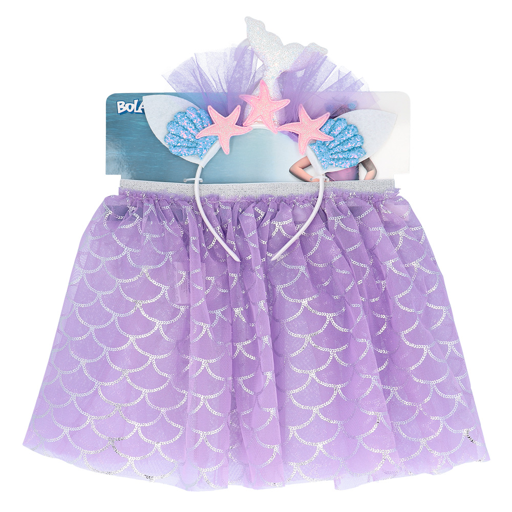 Set Mermaid stars (diadeem en tutu)