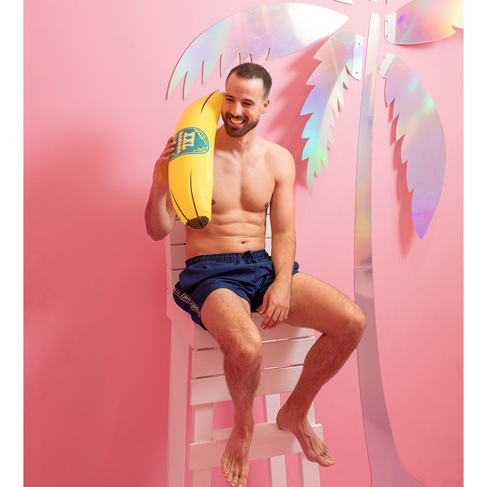 Opblaasbare XXL banaan (71 cm)