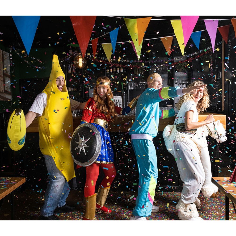 Opblaasbare XXL banaan (71 cm)