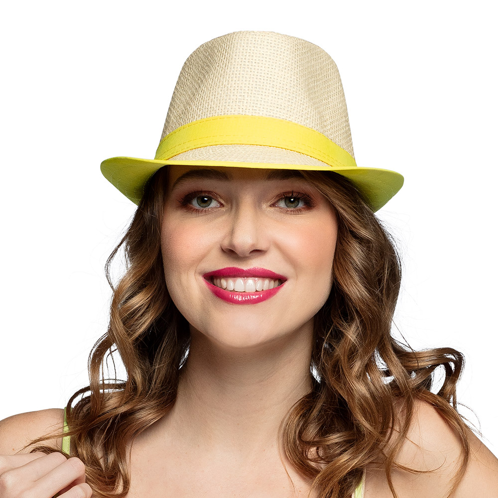 Hoed Maui 4 neonkleuren ass.