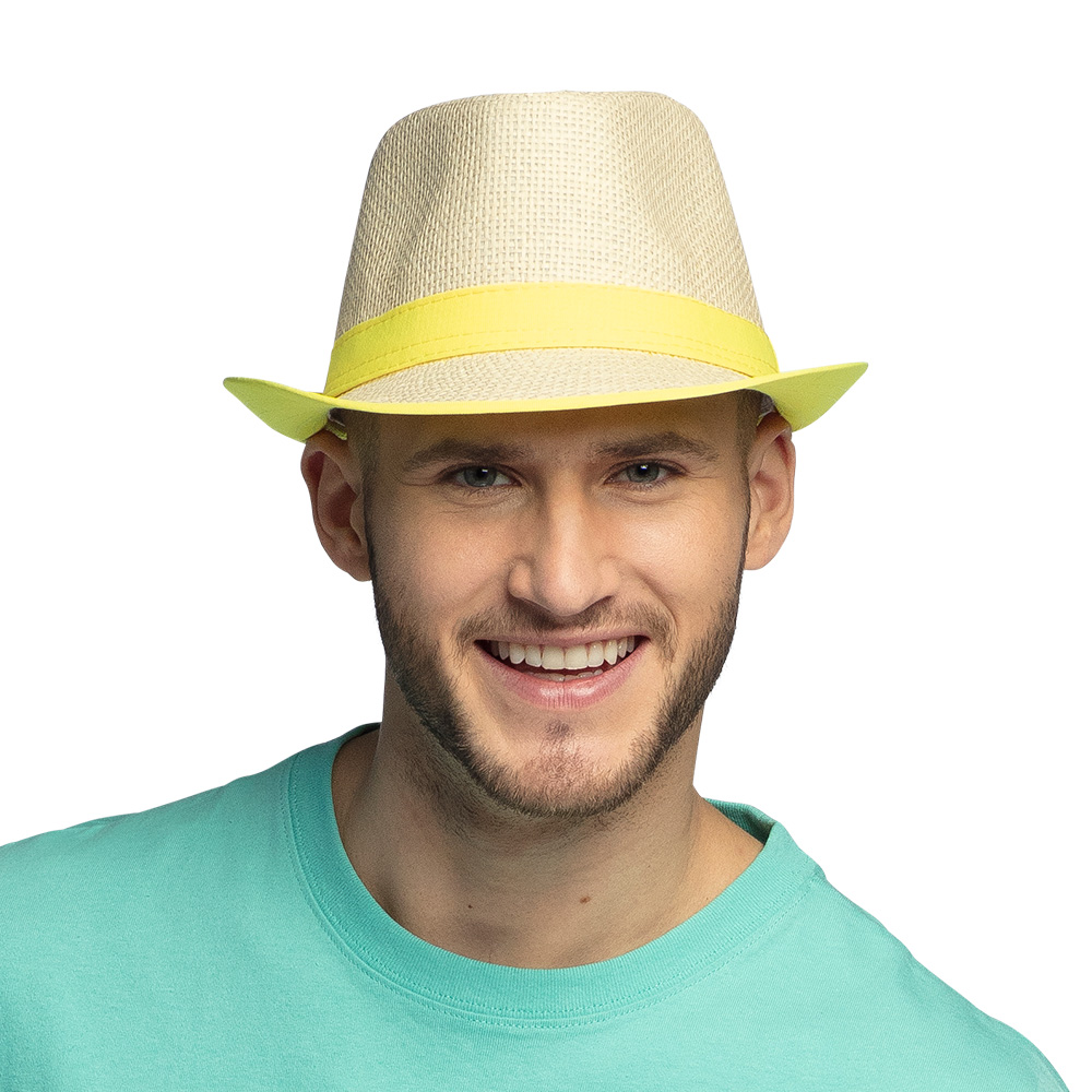 Hoed Maui 4 neonkleuren ass.