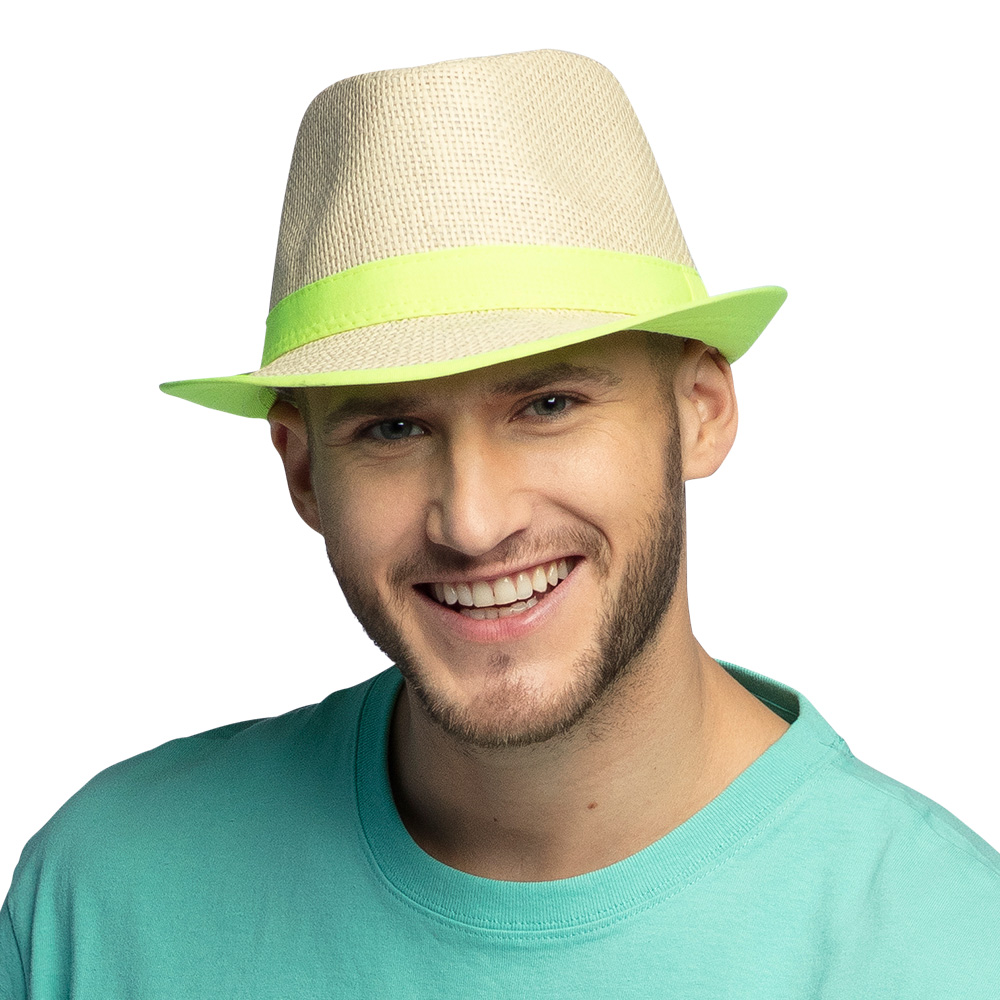 Hoed Maui 4 neonkleuren ass.