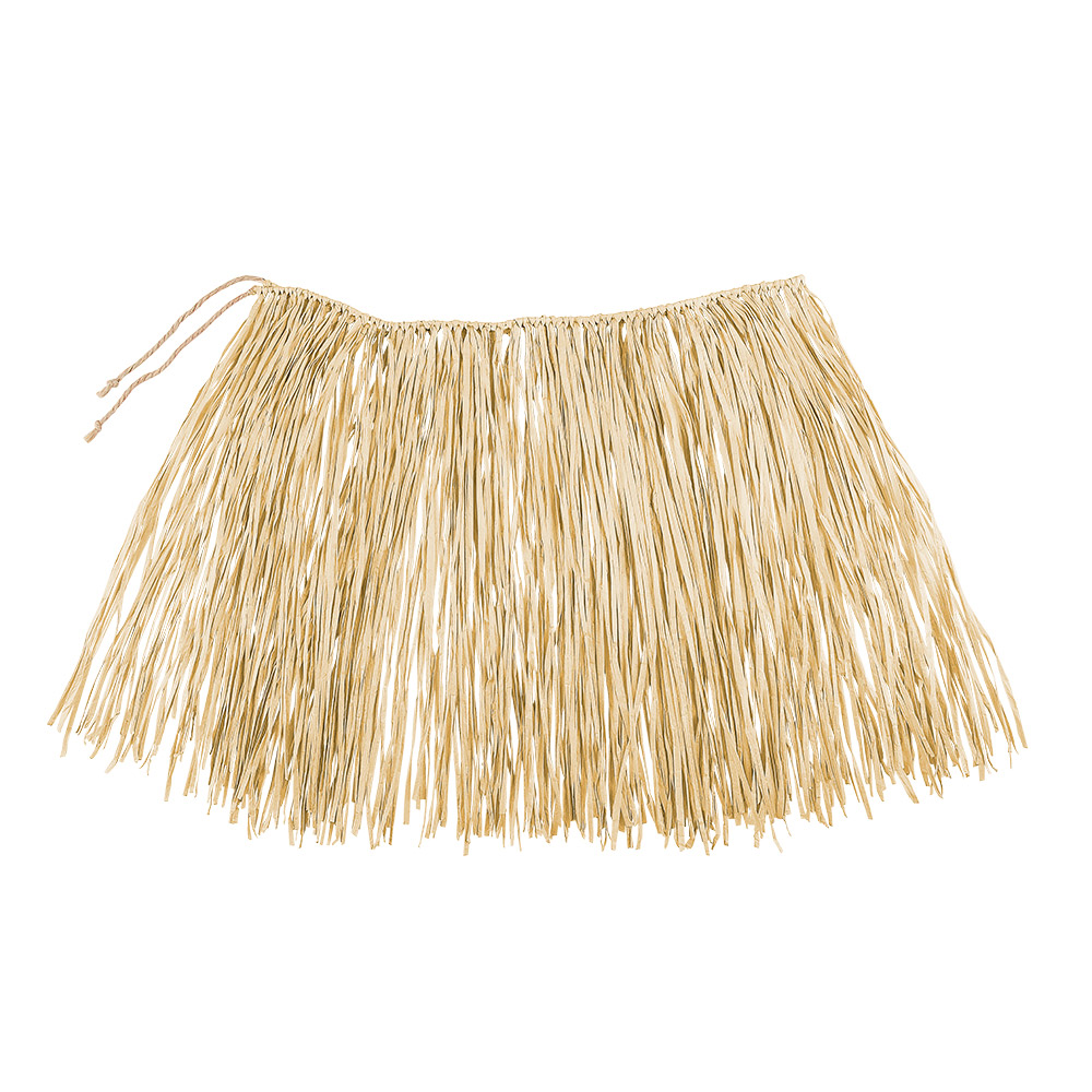 Hawaïrokje Raffia naturel (40 cm)