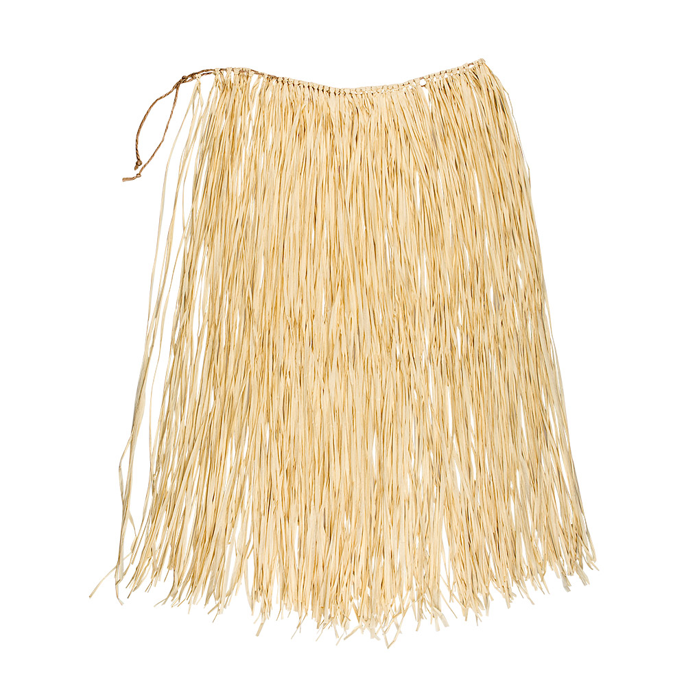Hawaïrokje Raffia naturel (80 cm)