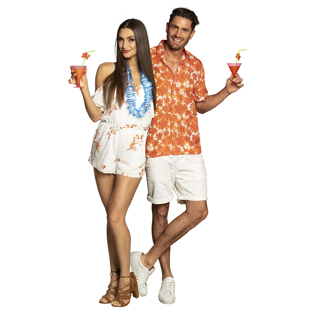 Shirt Hawaï 3 kleuren ass. (L)