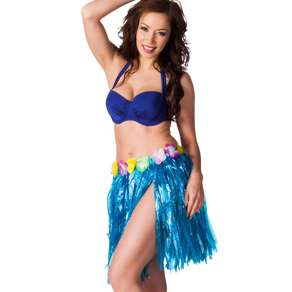 Hawaïrokje 5 kleuren ass. (45 cm)