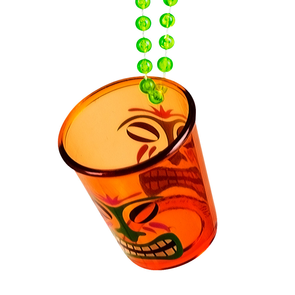 Ketting shotglaasje Hawaï 4 ass.