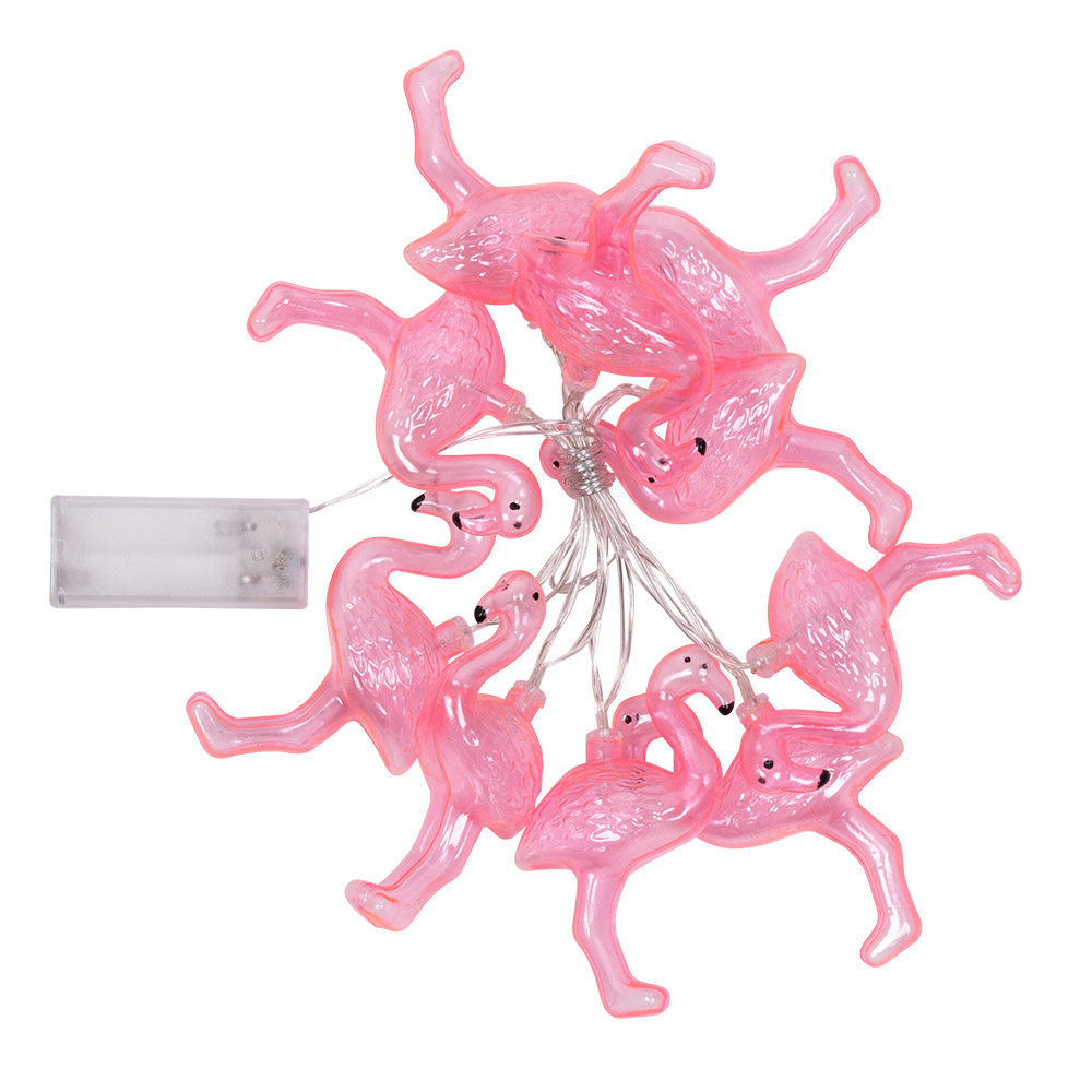 LED lichtsnoer Flamingo (140 cm)