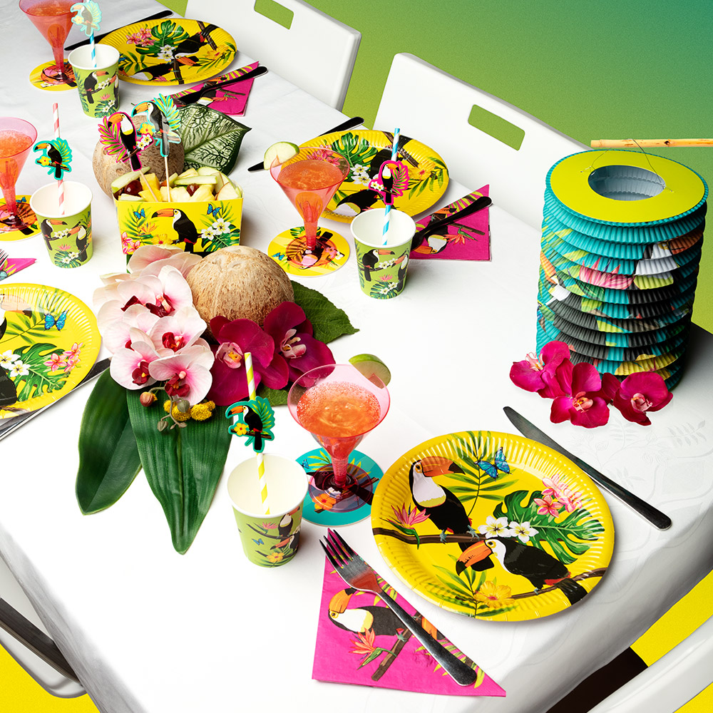 Set 6 bekertjes Toekan (25 cl)