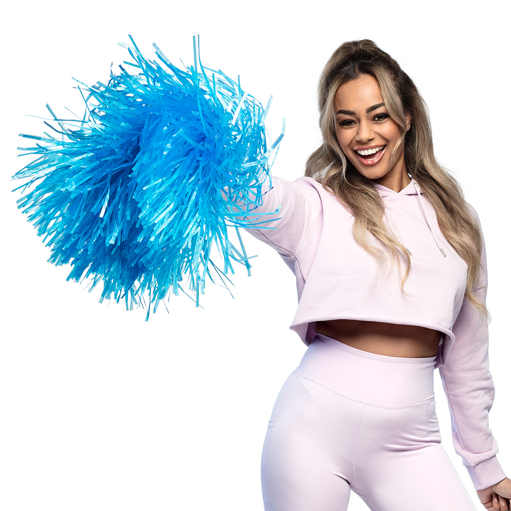 Pompom 6 kleuren ass. deluxe (50 cm)