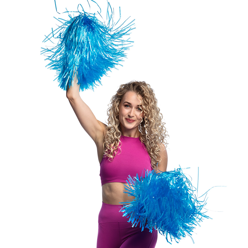 Pompom 6 kleuren ass. deluxe (50 cm)