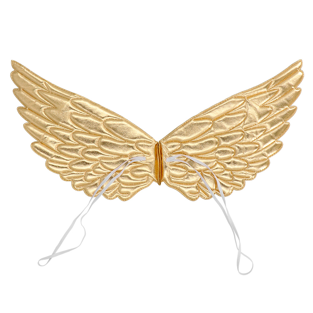 Set Eenhoornfee goud (tiara, vleugels en tutu)