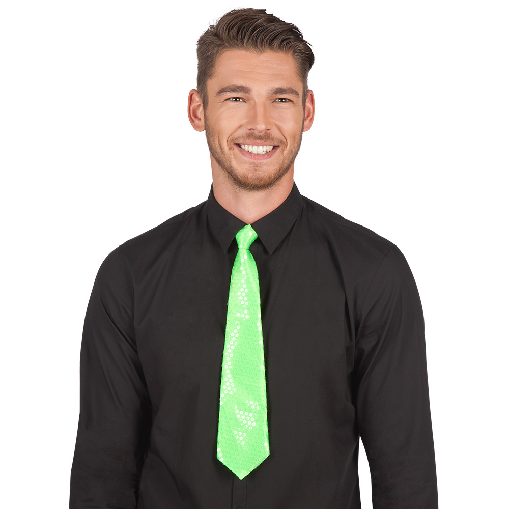 Stropdas Spangles 4 kleuren ass. (40 cm)