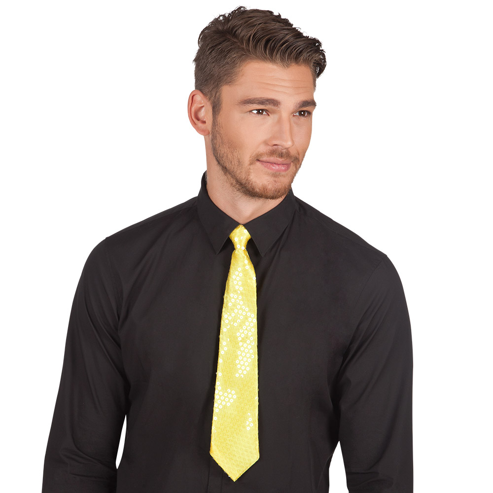 Stropdas Spangles 4 kleuren ass. (40 cm)