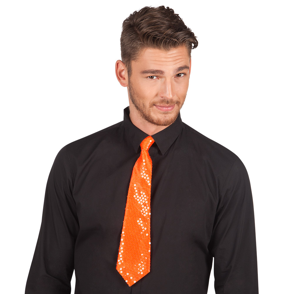 Stropdas Spangles 4 kleuren ass. (40 cm)