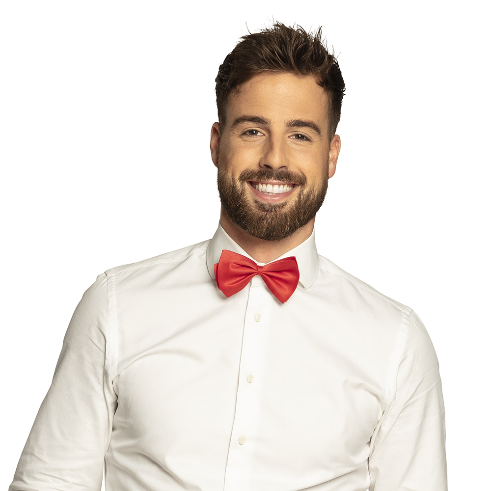 Vlinderstrik Basic rood