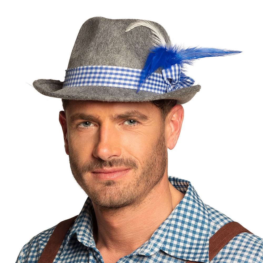 Hoed Wiesn blauw