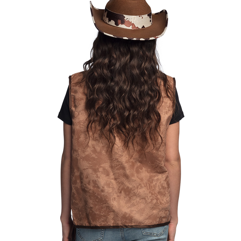 Gilet Western bruin (M)