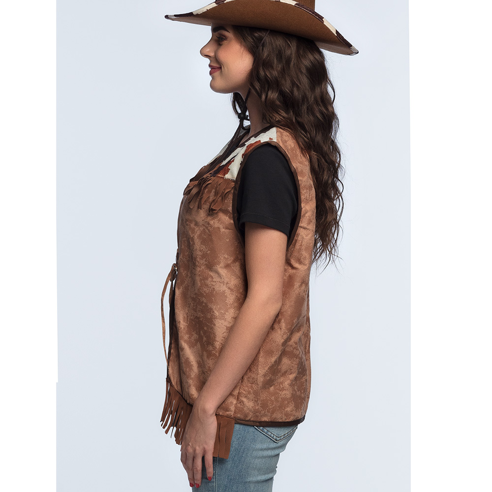 Gilet Western bruin (M)