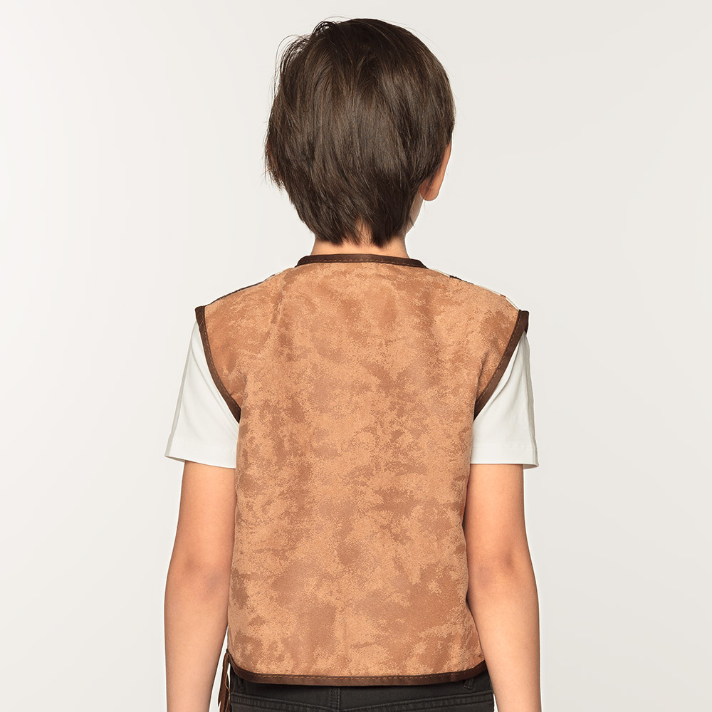Kindergilet Western camel (7-9 jaar)