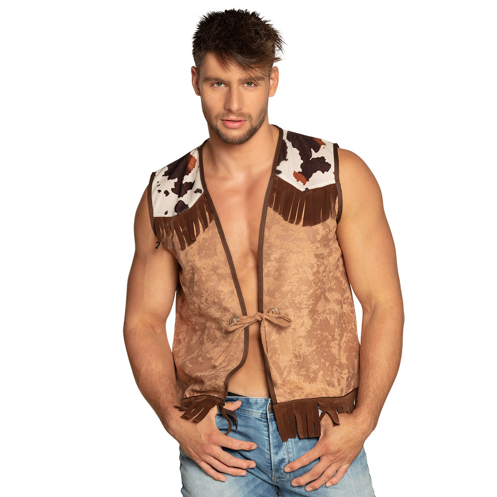 Gilet Western camel (L/XL)