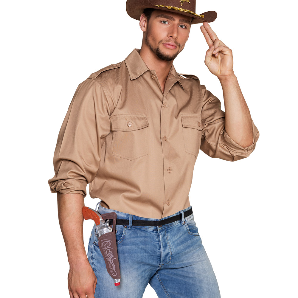 Set Cowboy (pistool 30 cm, riem 120 cm en holster)