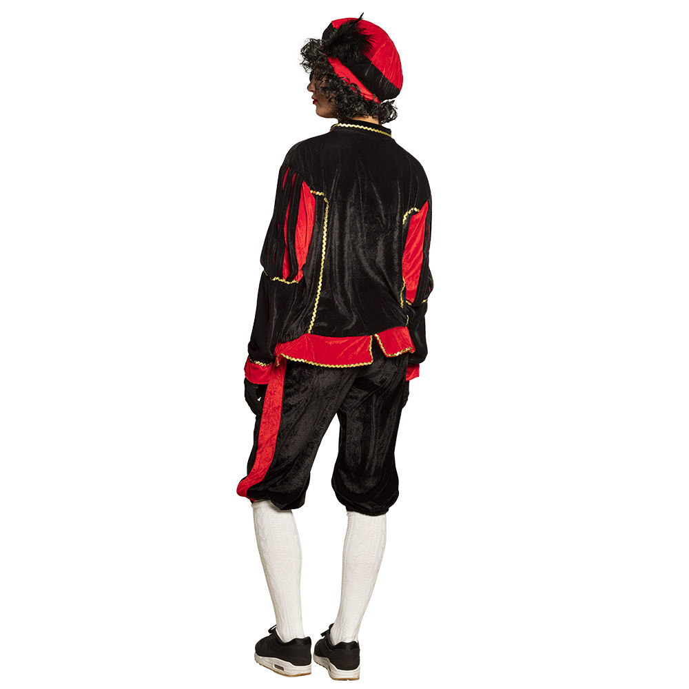 Volwassenenkostuum Piet rood (M)