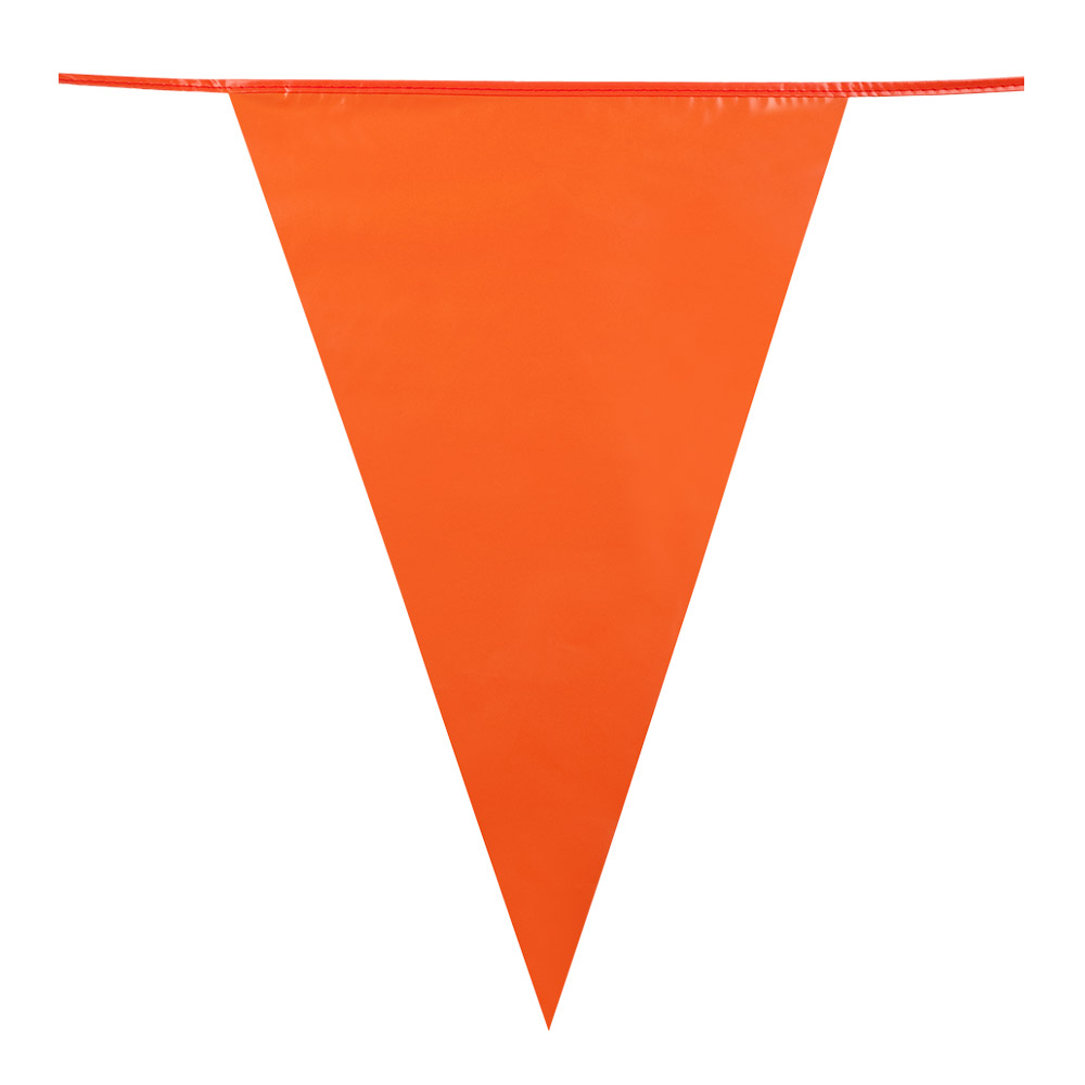 St. PE vlaggenlijn promo oranje (20 x 30 cm) (10 m) 18 vlaggen