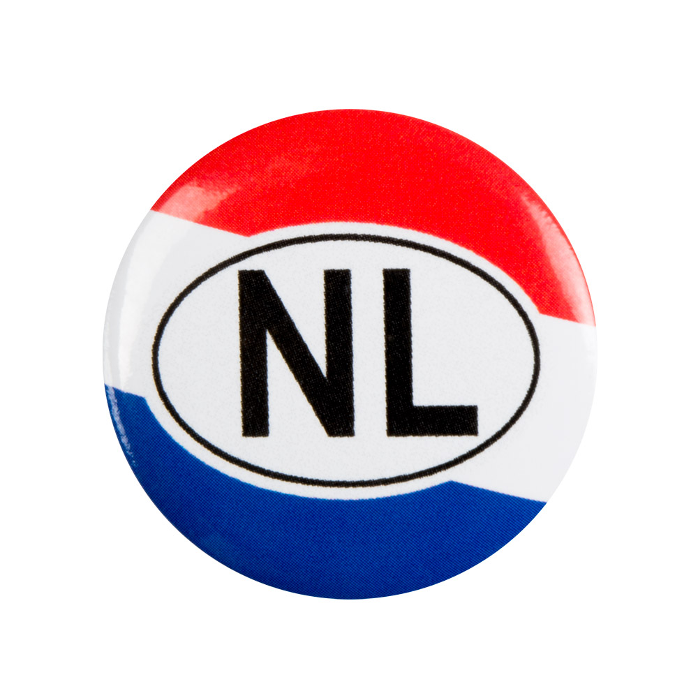 Set 4 buttons Nederland (Ø 3 cm)