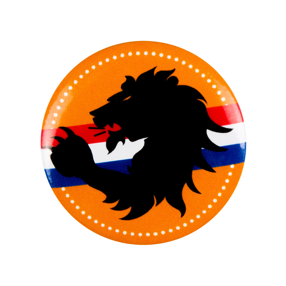 Set 4 buttons Nederland (Ø 3 cm)