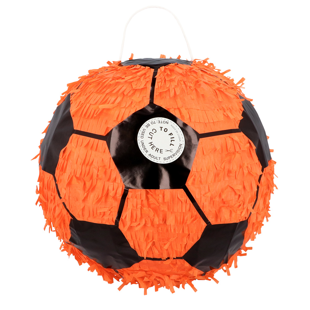 Piñata Voetbal oranje (Ø 30 cm)