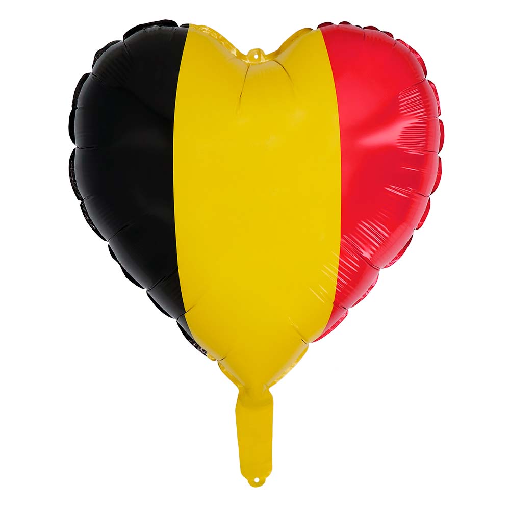 St. Folieballon Hart Belgie (40 x 45 cm)
