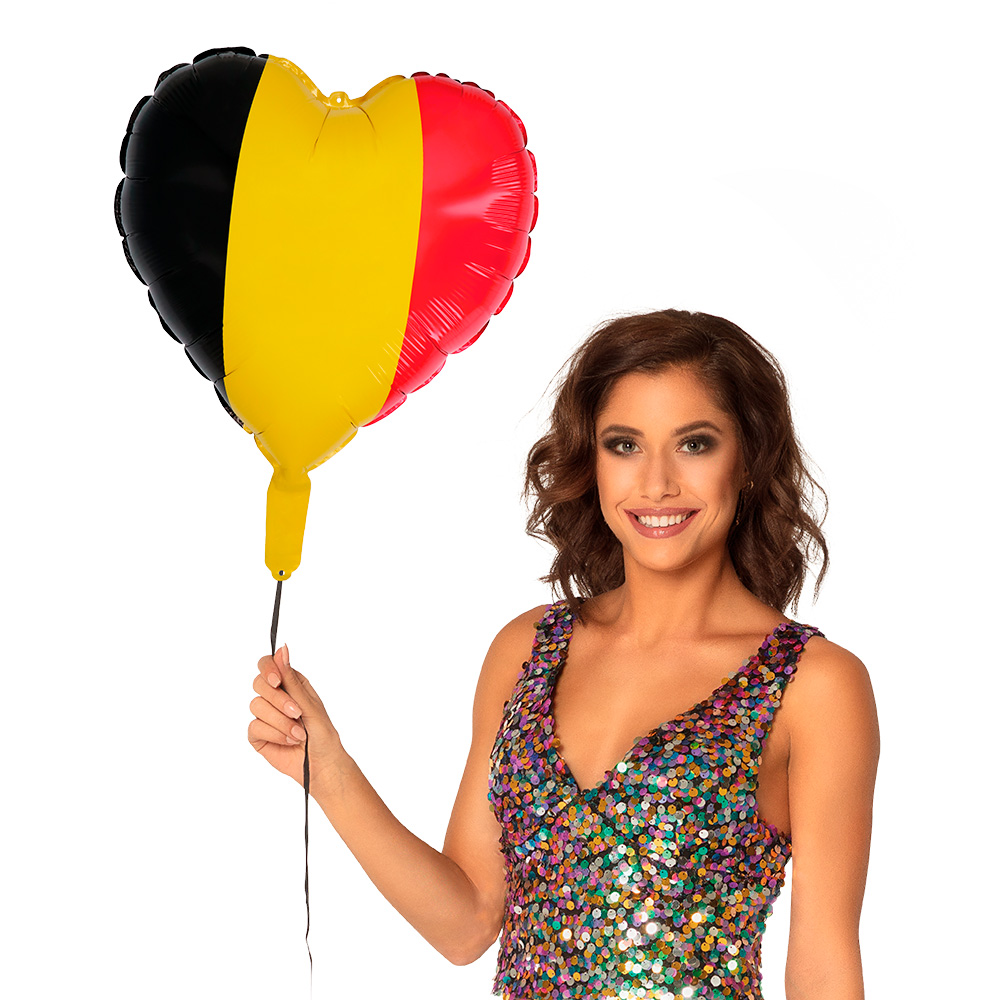 St. Folieballon Hart Belgie (40 x 45 cm)