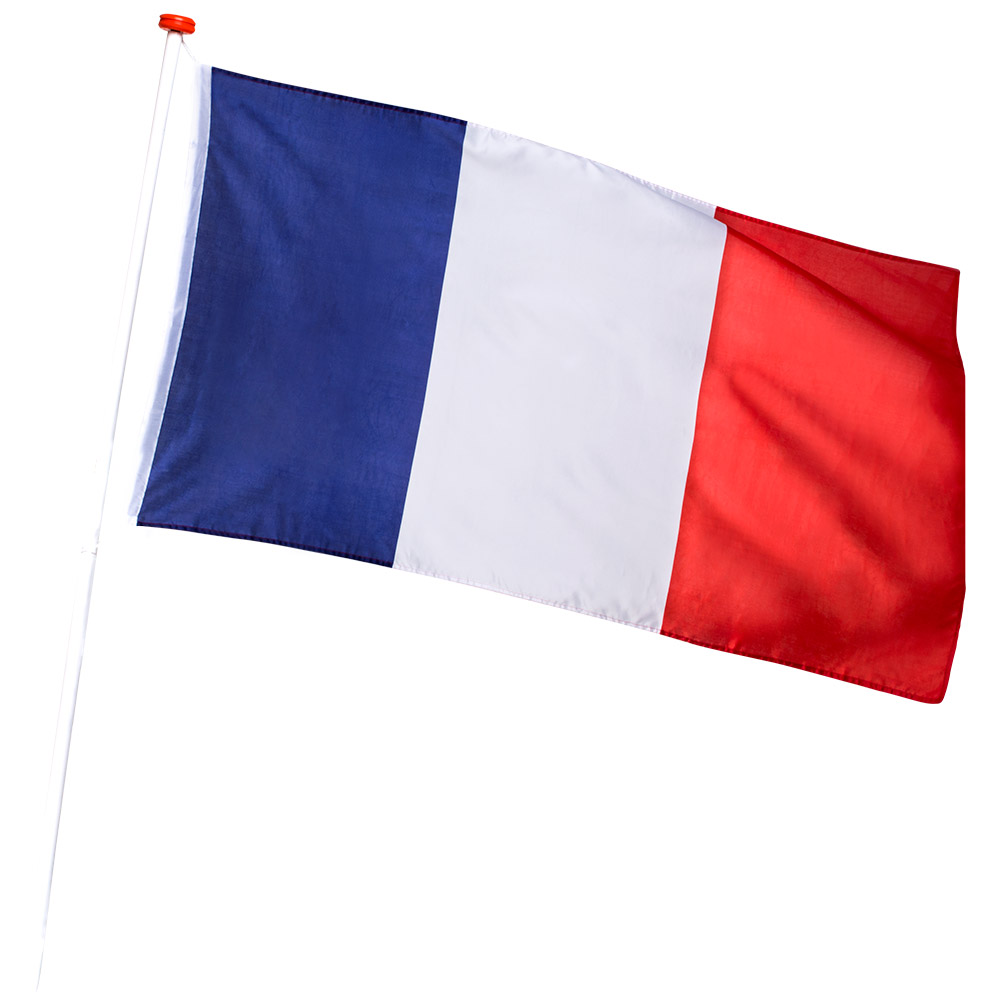 St. Polyester vlag Frankrijk (90 x 150 cm)