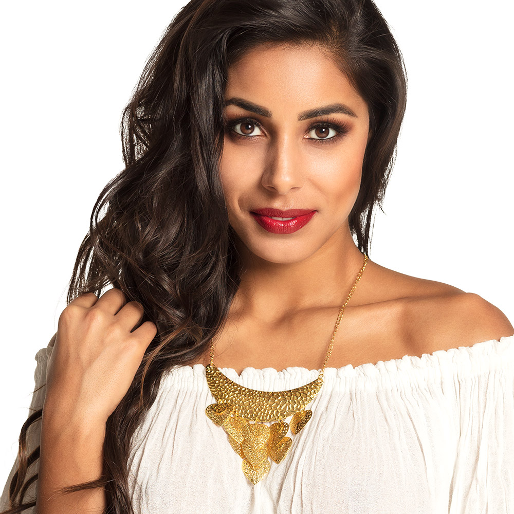 Ketting Belly dance leaves